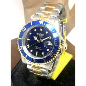Invicta Men's Watch 26972 Pro Diver Blue Dial 2-Tone Stainless Steel Quartz 40mm